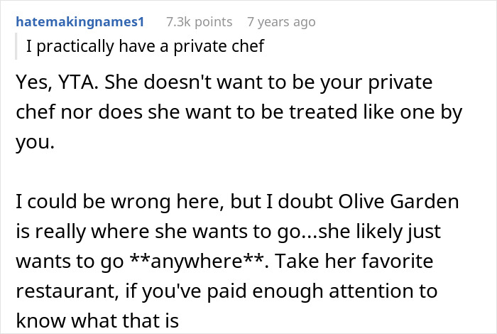 “Don’t Think It’s Worth It”: Man Wonders Why His GF Wants To Go Out Instead Of Cooking For Him “Don’t Think It’s Worth It”: Man Wonders Why His GF Wants To Go Out Instead Of Cooking For Him