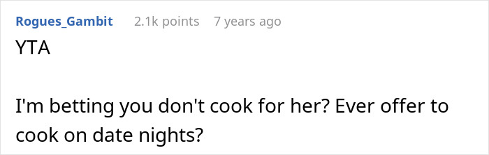 “Don’t Think It’s Worth It”: Man Wonders Why His GF Wants To Go Out Instead Of Cooking For Him “Don’t Think It’s Worth It”: Man Wonders Why His GF Wants To Go Out Instead Of Cooking For Him