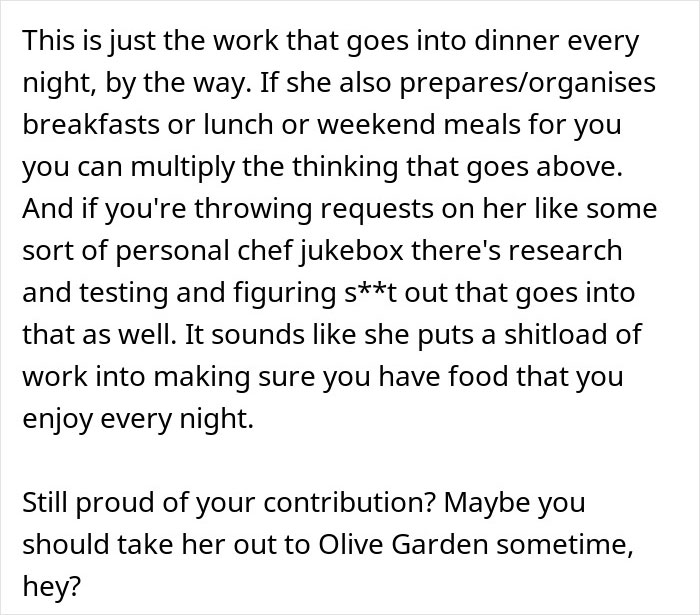 “Don’t Think It’s Worth It”: Man Wonders Why His GF Wants To Go Out Instead Of Cooking For Him “Don’t Think It’s Worth It”: Man Wonders Why His GF Wants To Go Out Instead Of Cooking For Him