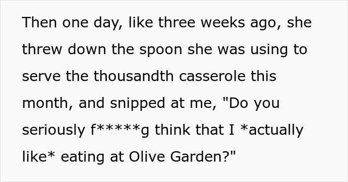 “Don’t Think It’s Worth It”: Man Wonders Why His GF Wants To Go Out Instead Of Cooking For Him “Don’t Think It’s Worth It”: Man Wonders Why His GF Wants To Go Out Instead Of Cooking For Him