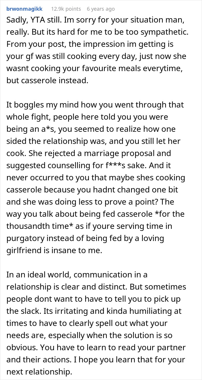 “Don’t Think It’s Worth It”: Man Wonders Why His GF Wants To Go Out Instead Of Cooking For Him “Don’t Think It’s Worth It”: Man Wonders Why His GF Wants To Go Out Instead Of Cooking For Him