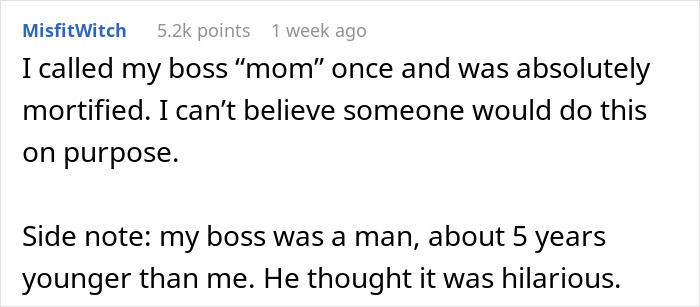Woman Weirded Out As Coworker Insists On Calling Her His “Work Mom”