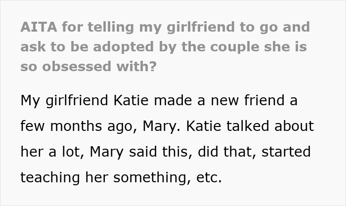 Insecure BF Tells GF To Get Adopted By Her &ldquo;Perfect&rdquo; Friends, She Dumps Him For Being Childish