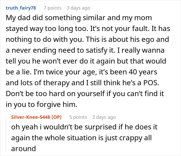 Dad’s Mistress Texts His Adult Daughter On NYE, Mom Devastated As Proof Exposes Months-Long Affair Dad’s Mistress Texts His Adult Daughter On NYE, Mom Devastated As Proof Exposes Months-Long Affair