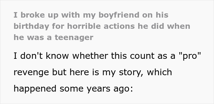 Guy Laughs At How He Bullied Another Guy As A Teen, GF Does Uno-Reverse And Dumps Him On His B-Day Guy Laughs At How He Bullied Another Guy As A Teen, GF Does Uno-Reverse And Dumps Him On His B-Day