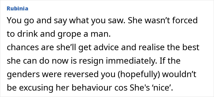 “A Man Doing That Would Be Fired”: A Woman’s Actions Spark A Double-Standard Debate “A Man Doing That Would Be Fired”: A Woman’s Actions Spark A Double-Standard Debate