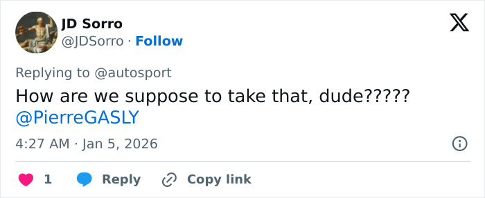 “Read The Room”: F1 Star Pierre Gasly Faces Backlash Over ‘Tasteless’ Michael Schumacher Tribute “Read The Room”: F1 Star Pierre Gasly Faces Backlash Over ‘Tasteless’ Michael Schumacher Tribute