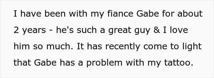 Guy Spirals Over Fiancée’s Tattoo Designed By Ex, Lets Jealous Pal Talk Him Into Postponing Wedding Guy Spirals Over Fiancée’s Tattoo Designed By Ex, Lets Jealous Pal Talk Him Into Postponing Wedding