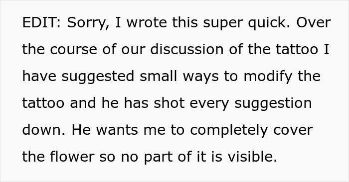 Guy Spirals Over Fiancée’s Tattoo Designed By Ex, Lets Jealous Pal Talk Him Into Postponing Wedding Guy Spirals Over Fiancée’s Tattoo Designed By Ex, Lets Jealous Pal Talk Him Into Postponing Wedding