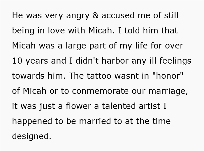 Guy Spirals Over Fiancée’s Tattoo Designed By Ex, Lets Jealous Pal Talk Him Into Postponing Wedding Guy Spirals Over Fiancée’s Tattoo Designed By Ex, Lets Jealous Pal Talk Him Into Postponing Wedding