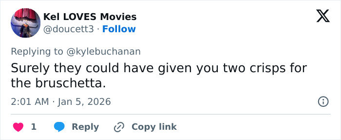 Fans Appalled By The Food At Critics Choice Awards After Star Brutally Calls It Out On Stage