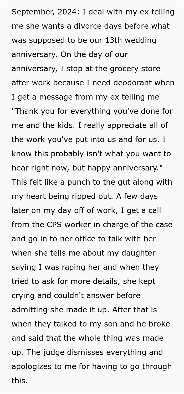 Dad Gets Accused Of Horrific Things By His Own Kids, Shares How His Life Fell Apart