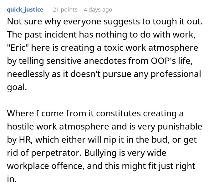 Woman Feels Hostility From New Coworkers, Turns Out They Know About Her Embarrassing One-Night Stand Woman Feels Hostility From New Coworkers, Turns Out They Know About Her Embarrassing One-Night Stand