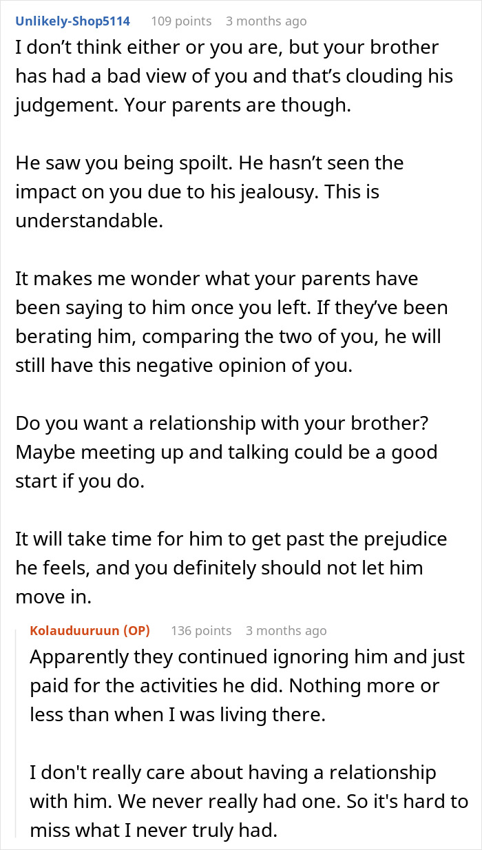 Guy Is Treated Like a ‘Trophy’ by Parents, Neglected Bro Resents Him, Thinking He’s the Golden Child Guy Is Treated Like a ‘Trophy’ by Parents, Neglected Bro Resents Him, Thinking He’s the Golden Child
