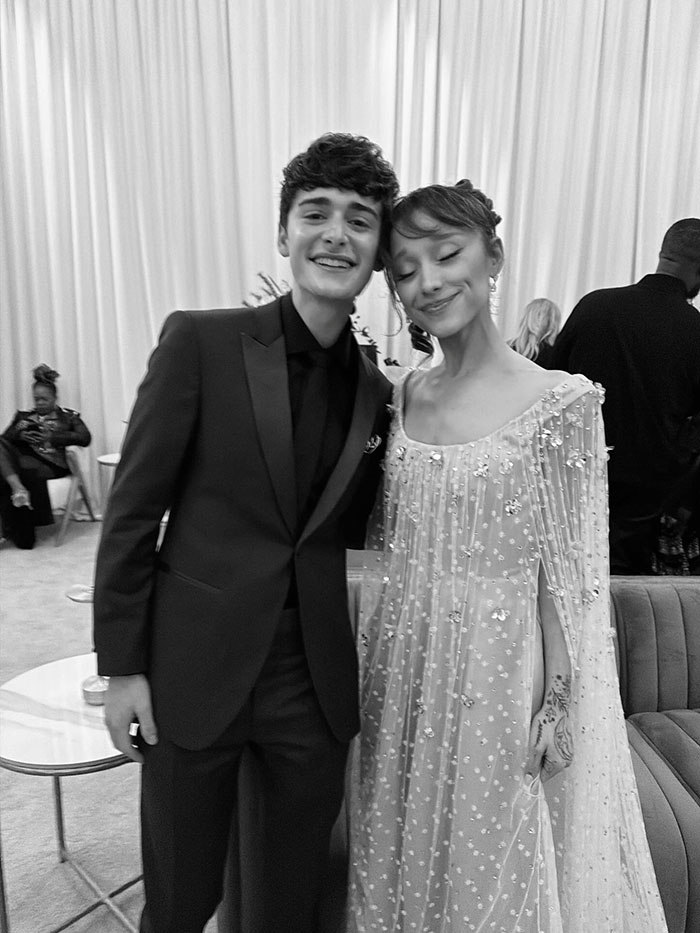“Needs Help”: Ariana Grande&rsquo;s Photo With Noah Schnapp At Critics Choice Awards Has Fans Talking