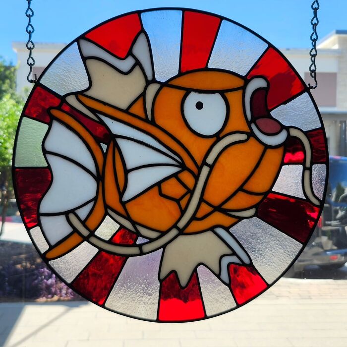This Artist Turns Pop Culture Icons Into Vivid Stained Glass Signs (41 Pics)