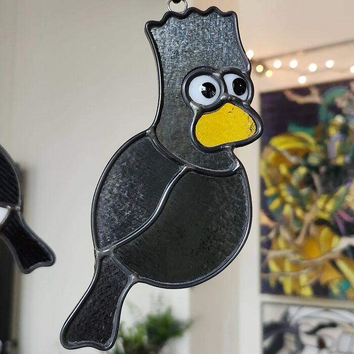 This Artist Turns Pop Culture Icons Into Vivid Stained Glass Signs (41 Pics)