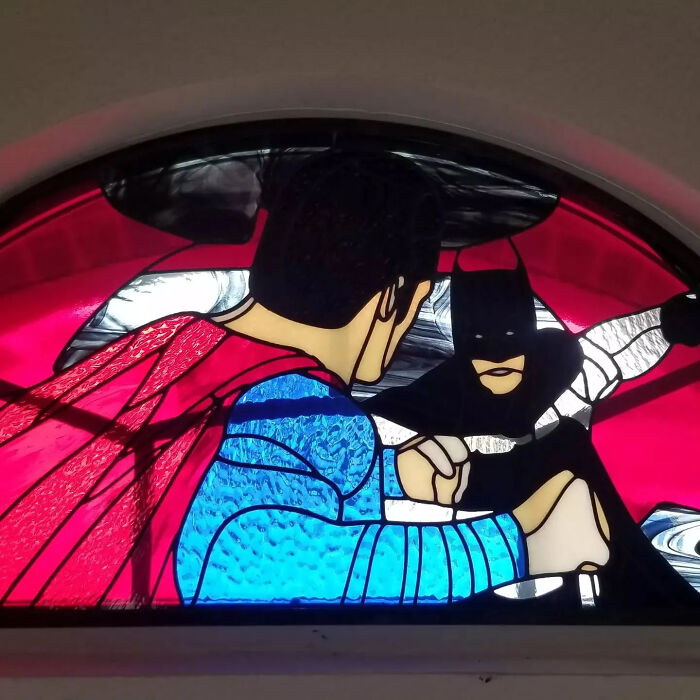 This Artist Turns Pop Culture Icons Into Vivid Stained Glass Signs (41 Pics)