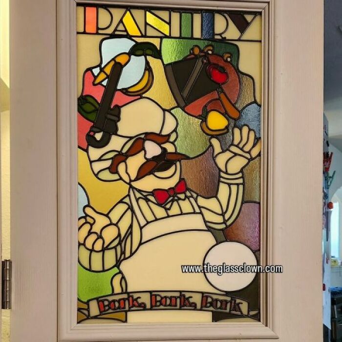This Artist Turns Pop Culture Icons Into Vivid Stained Glass Signs (41 Pics)