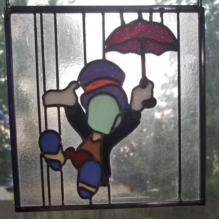 This Artist Turns Pop Culture Icons Into Vivid Stained Glass Signs (41 Pics)