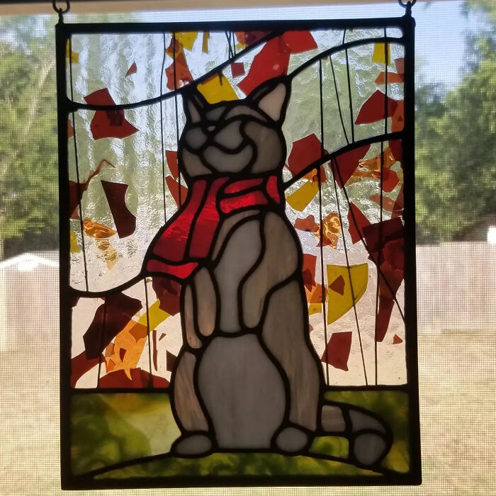 This Artist Turns Pop Culture Icons Into Vivid Stained Glass Signs (41 Pics)