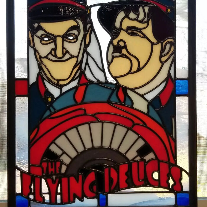 This Artist Turns Pop Culture Icons Into Vivid Stained Glass Signs (41 Pics)