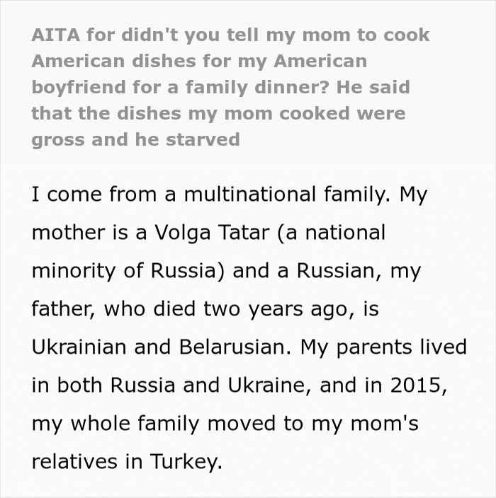 Guy Makes Faces And Throws A Fit After Getting Traditional “Gross” Food Instead Of “American Dishes”