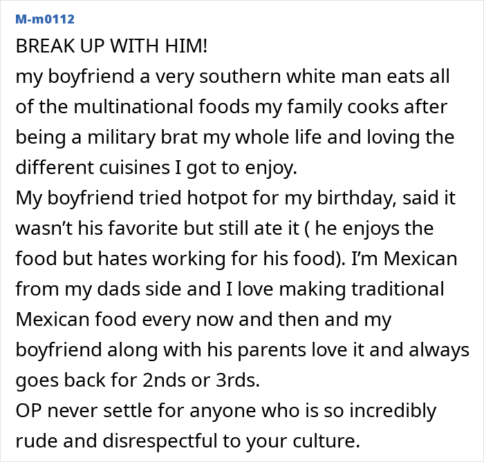 Guy Makes Faces And Throws A Fit After Getting Traditional “Gross” Food Instead Of “American Dishes”