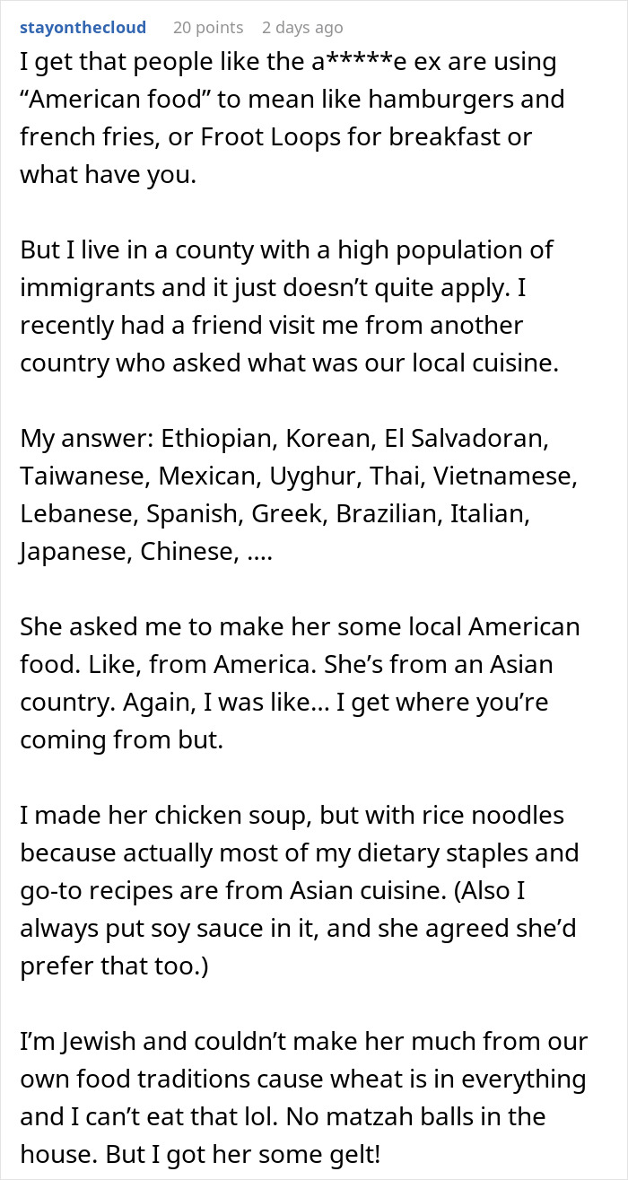 Guy Makes Faces And Throws A Fit After Getting Traditional “Gross” Food Instead Of “American Dishes”