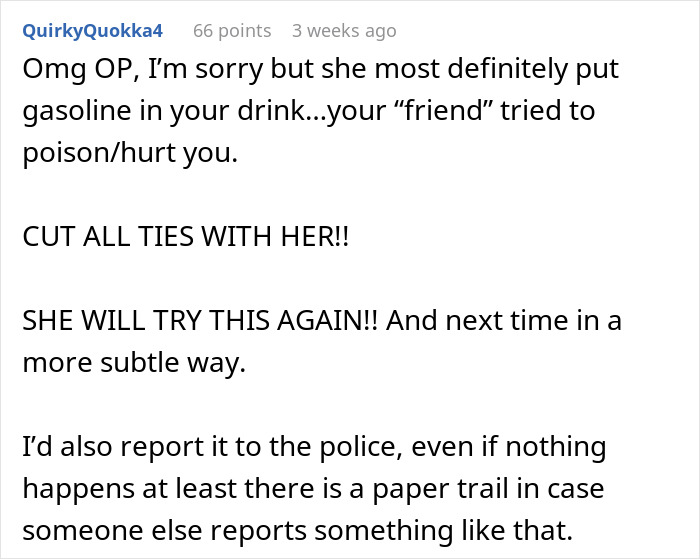 Mentally Unstable Woman Attempts To Put Gas In Bestie’s Drink At A Party, Police Get Involved