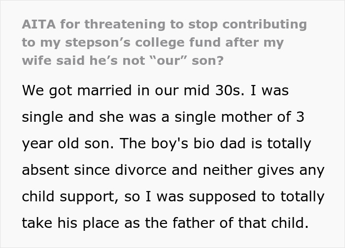 Wife Treats Hubby Like “Wallet On Legs” For Stepson, He’s Mad She Won’t Let Him Parent Teen At All Wife Treats Hubby Like “Wallet On Legs” For Stepson, He’s Mad She Won’t Let Him Parent Teen At All