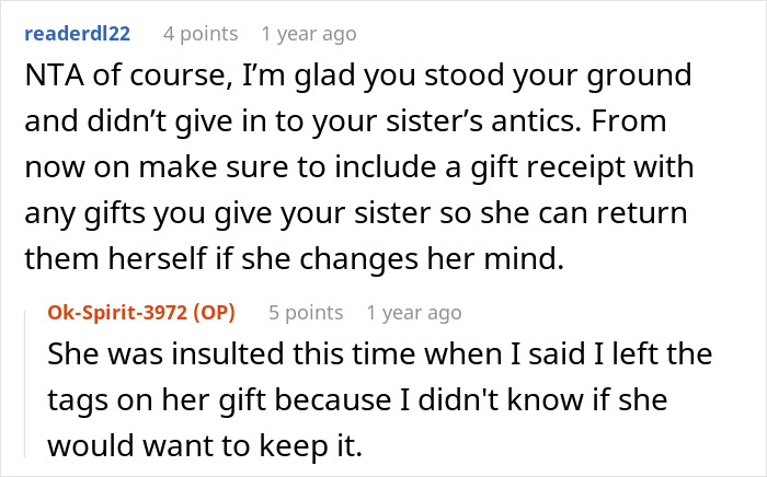 Sis Exchanges A Heated Blanket That Sibling Gifts Her, Whines About It When Her Mom Gets It Instead