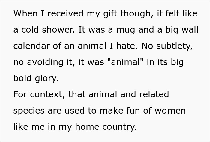 Guy Tells GF’s Coworker To Give Her A Racist Gift, She’s Horrified To Learn It Was His Idea
