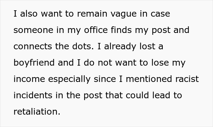 Guy Tells GF’s Coworker To Give Her A Racist Gift, She’s Horrified To Learn It Was His Idea