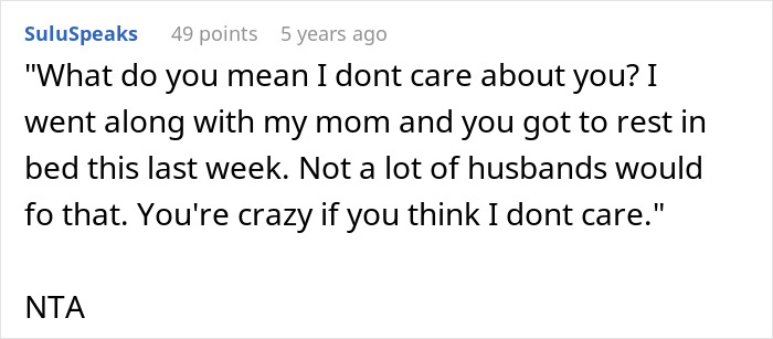 Husband Is Upset Wife Wants To Leave Him With Their Newborn For 15 Minutes While She Gets Food