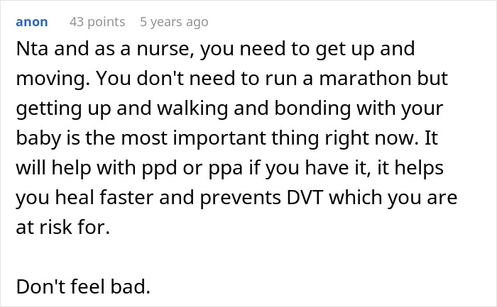 Husband Is Upset Wife Wants To Leave Him With Their Newborn For 15 Minutes While She Gets Food