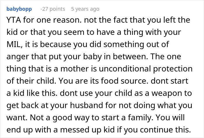 Husband Is Upset Wife Wants To Leave Him With Their Newborn For 15 Minutes While She Gets Food