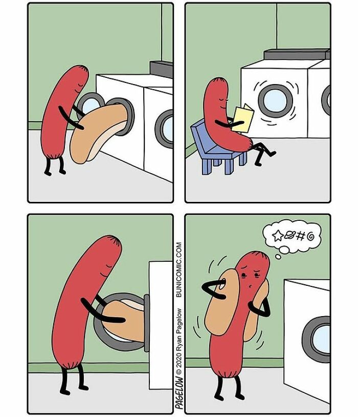 24 &ldquo;Hot Dog&rdquo; Comics By Ryan Pagelow Full Of Absurd Humor And Clever Twists