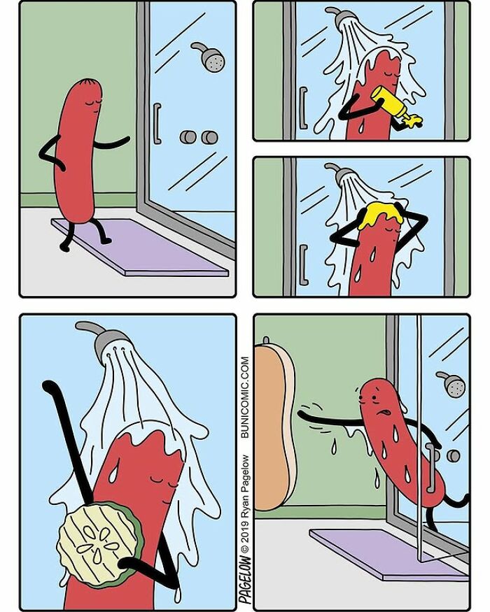 24 &ldquo;Hot Dog&rdquo; Comics By Ryan Pagelow Full Of Absurd Humor And Clever Twists