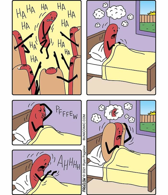 24 &ldquo;Hot Dog&rdquo; Comics By Ryan Pagelow Full Of Absurd Humor And Clever Twists