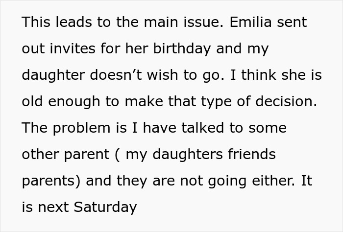 “I Am Torn”: Parent Wonders If They Should Make Daughter Attend A Birthday Everyone Is Skipping