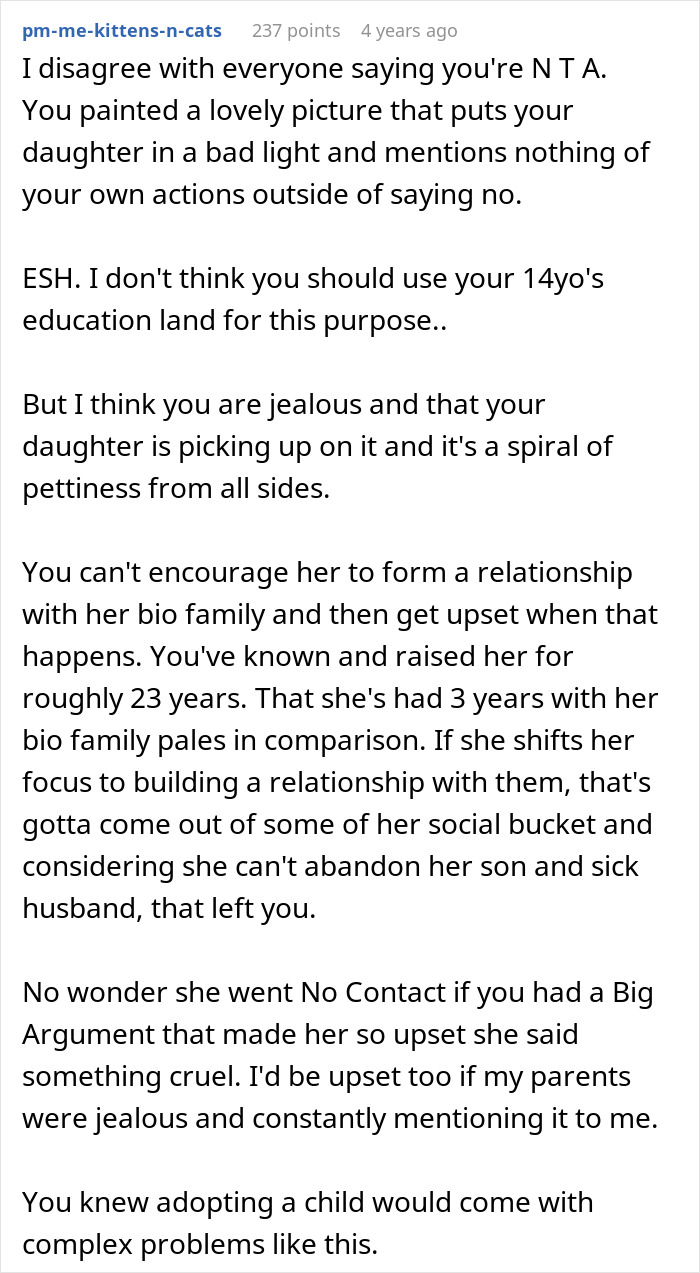 Selfish Lady Ignores Adopted Fam As She Bonds With Bio Fam, Only Remembers Them When She Needs Money Selfish Lady Ignores Adopted Fam As She Bonds With Bio Fam, Only Remembers Them When She Needs Money