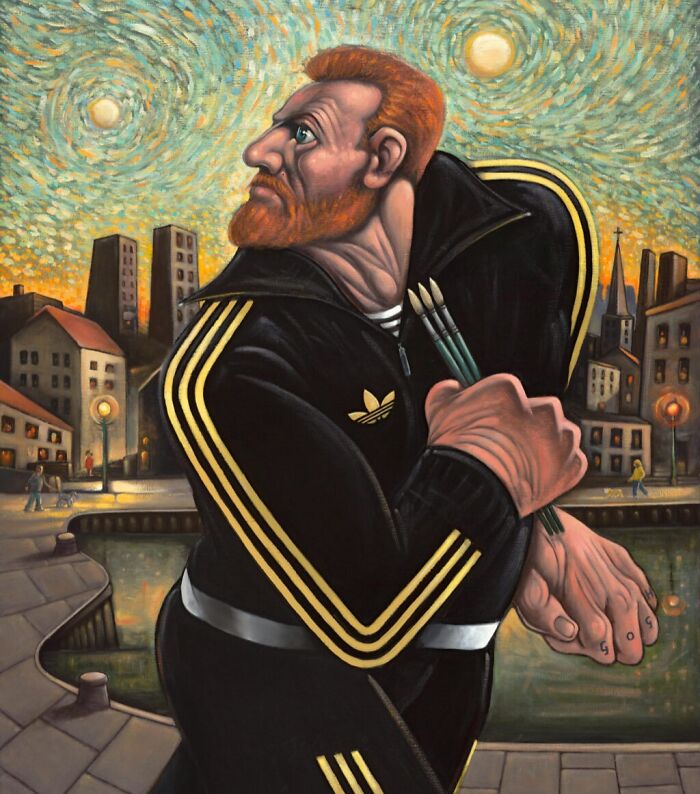 This Scottish Artist Gives Famous Paintings A Modern Street Culture Twist (40 Pics)