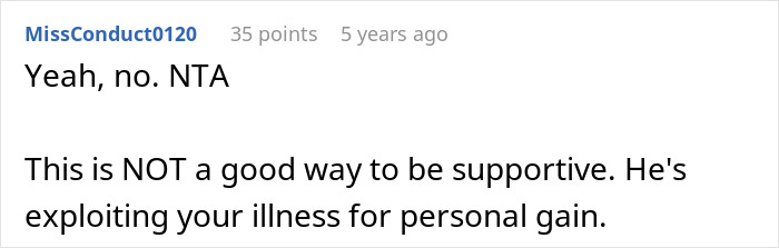 Man Treats Sick Wife As A Cash Cow And Uses Her Diagnosis To Get Free Stuff, Parking Spots, And Money