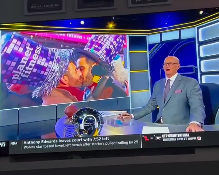 Gay Couple Responds After ESPN Host&rsquo;s Reaction To Their New Year&rsquo;s Eve Kiss Goes Viral