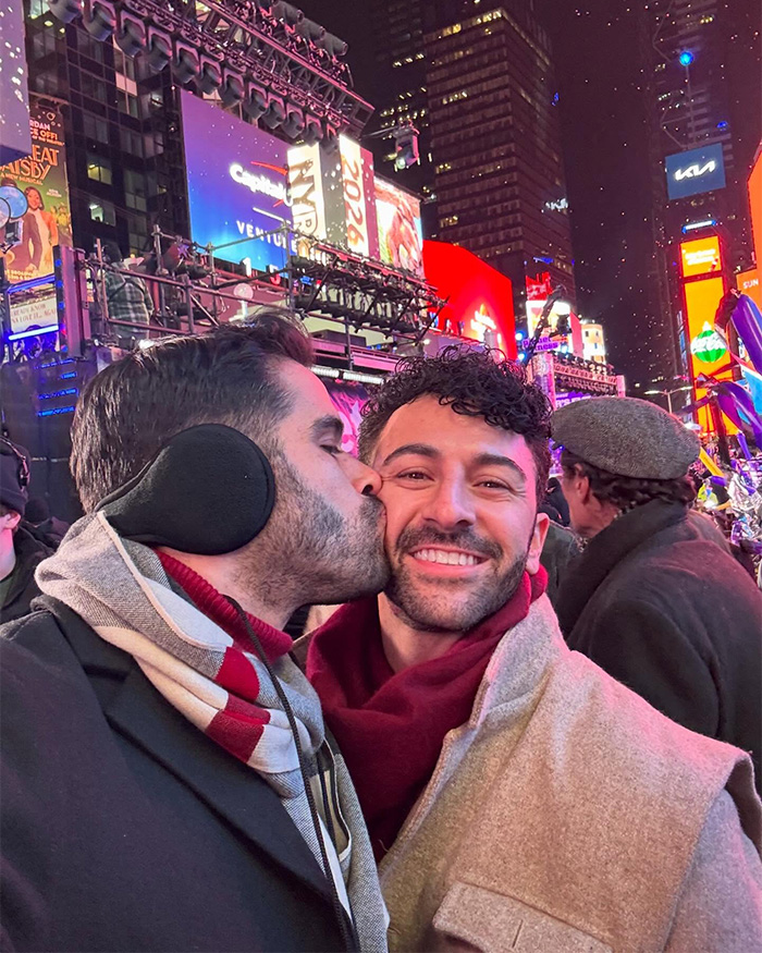 Gay Couple Responds After ESPN Host&rsquo;s Reaction To Their New Year&rsquo;s Eve Kiss Goes Viral