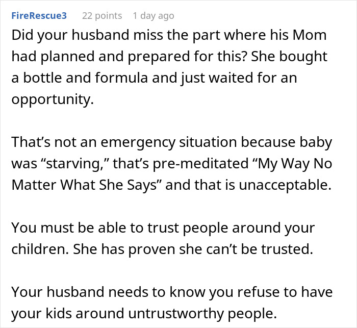 &ldquo;I Lost It&rdquo;: Mom Takes Her Baby And Storms Off From MIL&rsquo;s House After She Tried To Take Over Feeding