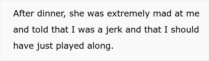 Guy “Embarrasses” Wife By Not Going Along With Her Lie: “She Was Extremely Mad”