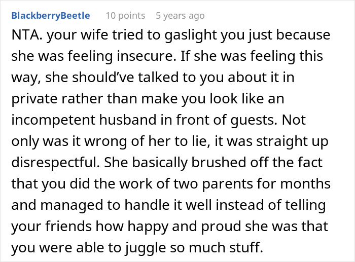 Guy “Embarrasses” Wife By Not Going Along With Her Lie: “She Was Extremely Mad”