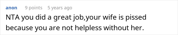 Guy “Embarrasses” Wife By Not Going Along With Her Lie: “She Was Extremely Mad”